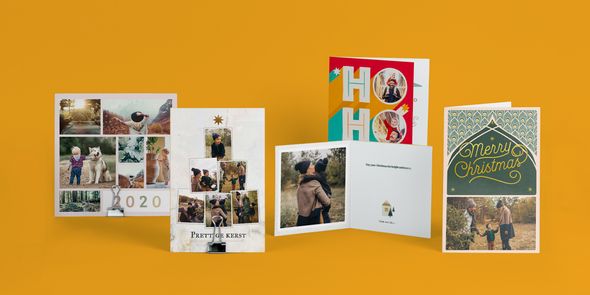 Ontwerpideeën voor kerstkaarten