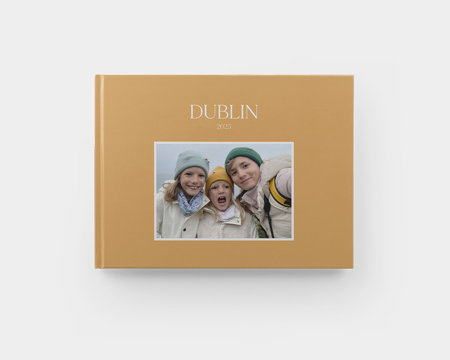 Medium liggend fotoboek met harde kaft