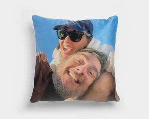 Fotokussen met een selfie van een stel