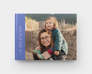 Groot liggend fotoboek met harde kaft