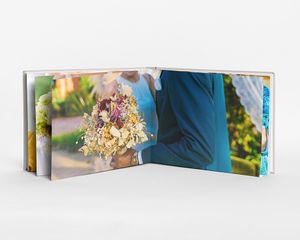 Liggend L fotoboek met harde kaft