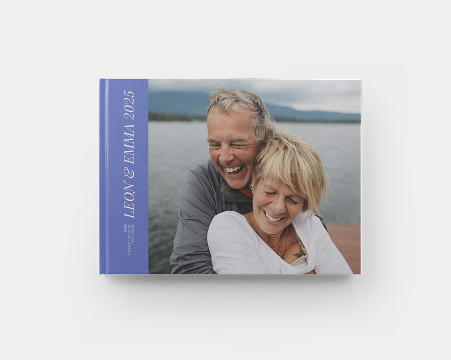 Groot liggend fotoboek met harde kaft