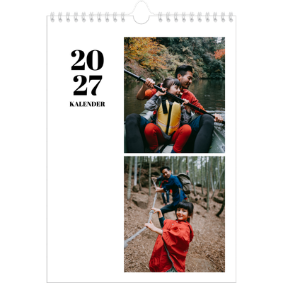 Fotokalender A4 (20 x 30 cm) — Serif en momenten [omslag]
