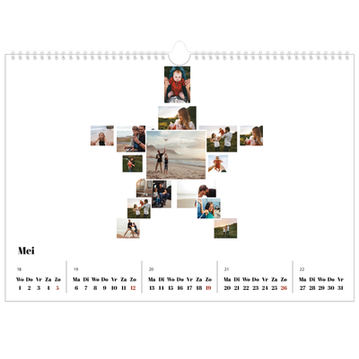 Fotokalender A3 — Collage shapes [omslag]