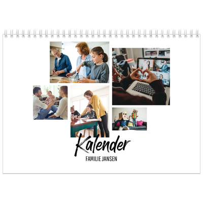 Fotokalender A4 Dubbel (30 x 40 cm) — Dit ben ik [omslag]