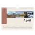 Fotokalender A5 — Bezienswaardigheden van de wereld [April]