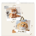Jaarkalenders vierkant — Speelse kitten [omslag]