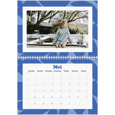 Fotokalender A4 Dubbel (30 x 40 cm) — Speelse patronen [omslag]