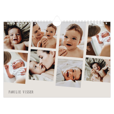 Fotokalender A4 — Herinneringen in beweging [omslag]