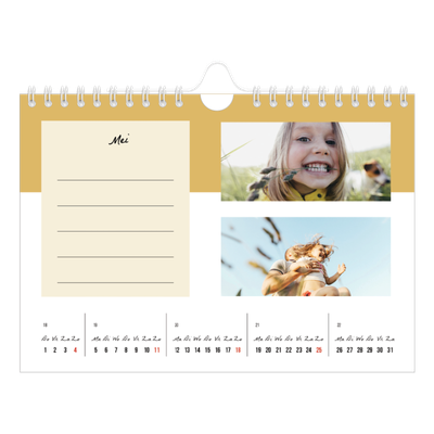 Fotokalender A5 — Kalender Lijst [omslag]