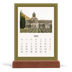Bureaukalender met houten standaard  — Klassieke kleuren [omslag]