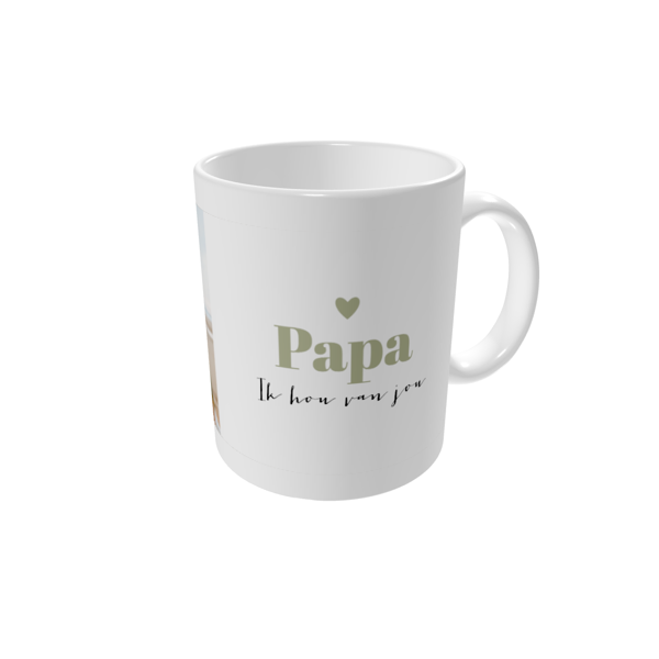 Mok bedrukken — Lieve papa