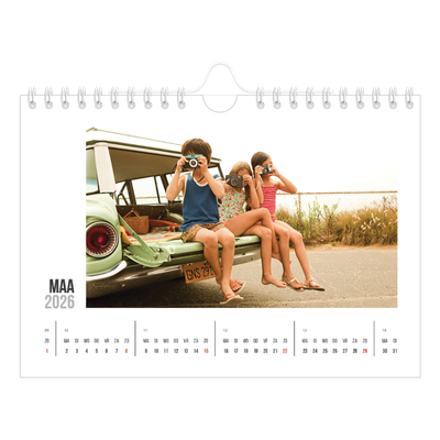 Fotokalender A5 — Verkorte tekst [Maart]