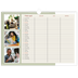A3 Familieplanners — Aardse tonen - gezinsplanner 3 personen [Februari]