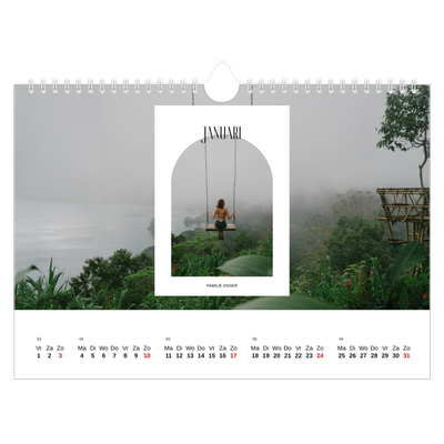 Fotokalender A4 — De open boog [Januari]