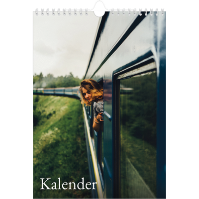 Fotokalender A4 (20 x 30 cm) — Eenvoudige letters [omslag]
