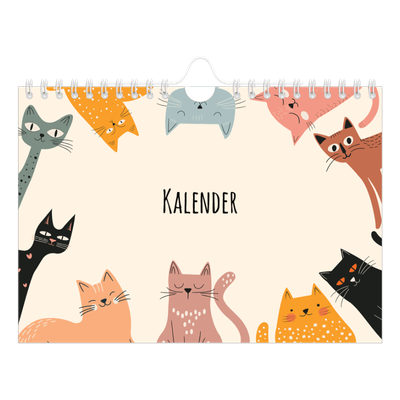 Fotokalender A5 — Kattenpoten en krabbels [omslag]