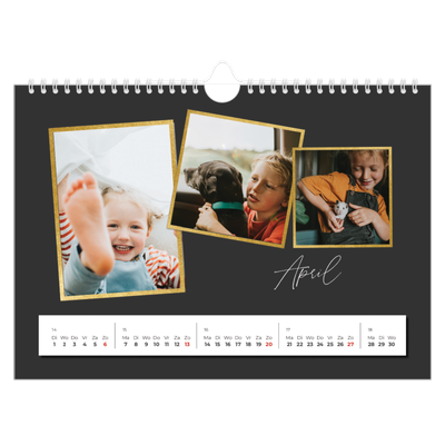 Fotokalender A4 — Herinneringen verzamelen [April]