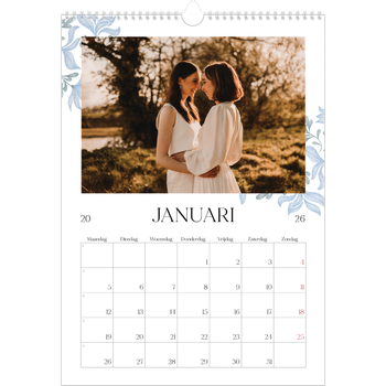 Fotokalender A3 — Elegant bloemig