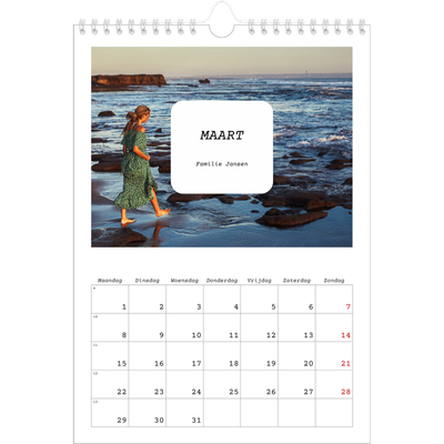 Fotokalender A4 (20 x 30 cm) — Het hele verhaal [Maart]