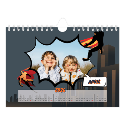Fotokalender A5 — Stripboek [April]