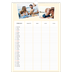 A3 Familieplanners — Modern - gezinsplanner 4 personen [Februari]