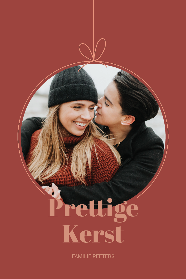 Fotokaarten — Picture perfect kerstbal