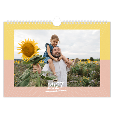 Fotokalender A4 — Kleuren en patronen [omslag]