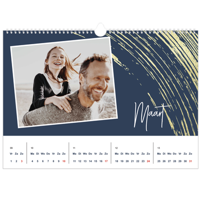 Fotokalender A3 — Goudenpenseel vegen [Maart]