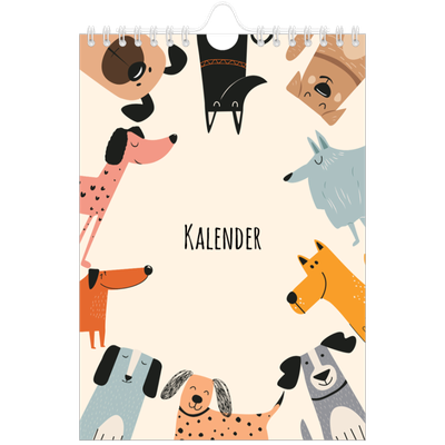 Fotokalender A5 — Hondenpoten en krabbels [omslag]