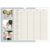 A3 Familieplanners — Aardse tonen - gezinsplanner 4 personen [Januari]