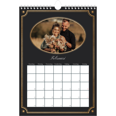 Fotokalender A4 (20 x 30 cm) — Klassiek vintage [Februari]