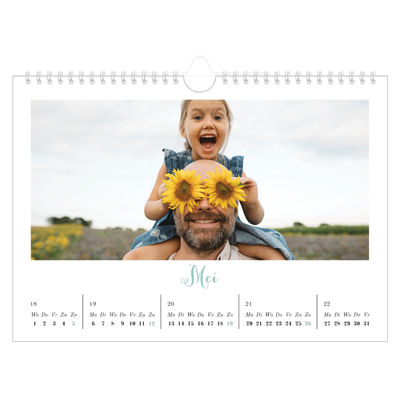 Fotokalender A4 — Hallo wereld [Mei]