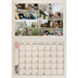 Fotokalender A4 Dubbel (30 x 40 cm) — Craft stempel effect [April]