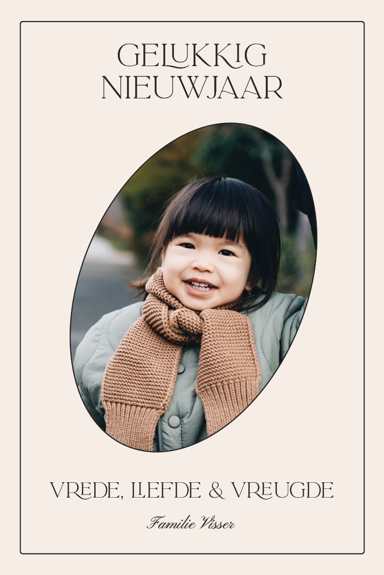 Fotokaarten — Ovalen vorm