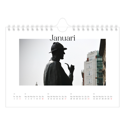 Fotokalender A5 — Mijn reisverhaal - Londen [Januari]