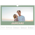Fotokalender A3 — Retro stijl frames [Januari]