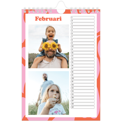 Fotokalender A5 — Speelse patronen [Februari]
