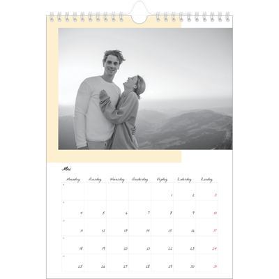 Fotokalender A4 (20 x 30 cm) — Kleur frames [omslag]