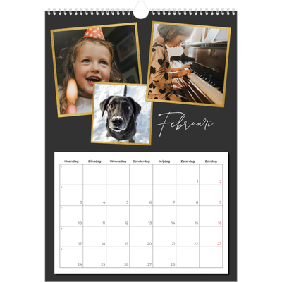 A3 Jaarkalenders — Herinneringen verzamelen [Februari]