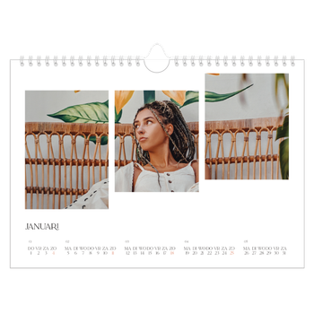 Fotokalender A4 — Reismozaïeken