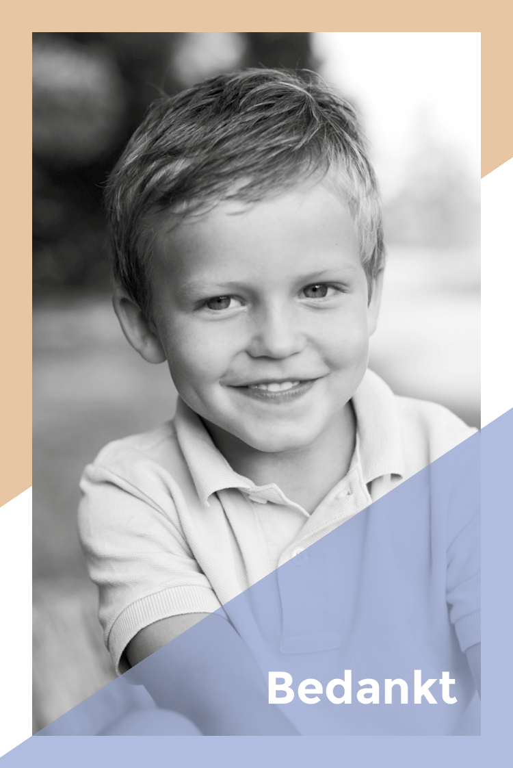 Bedankkaarten — Gedeeltelijke kleurfilter