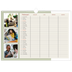 A3 Familieplanners — Aardse tonen - gezinsplanner 4 personen [Februari]