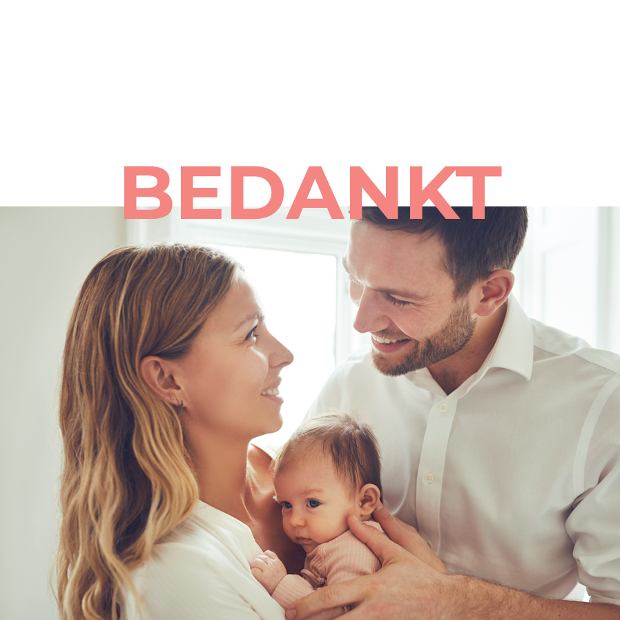 Bedankkaarten — Het is een meisje!