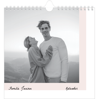 Jaarkalenders vierkant — Kleur frames [omslag]