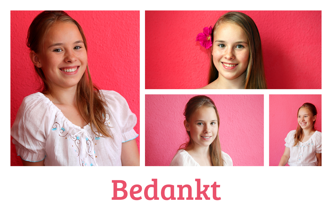 Bedankkaarten — Fotocollage