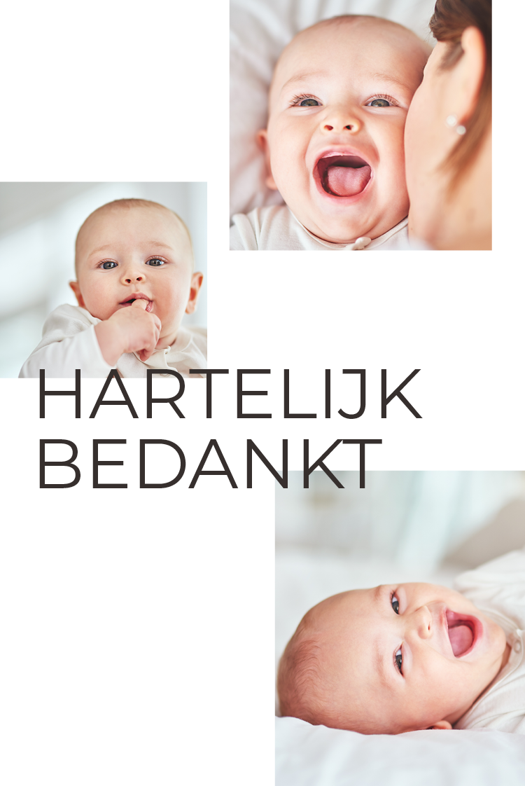 Bedankkaarten — Fotohokjes