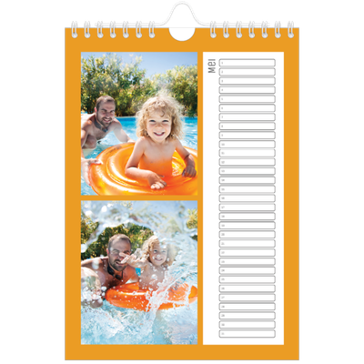 Fotokalender A5 — Kleurrijke kaders [Mei]