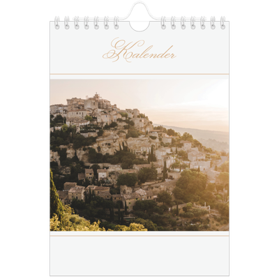 Fotokalender A5 — Goudschrift banner [omslag]