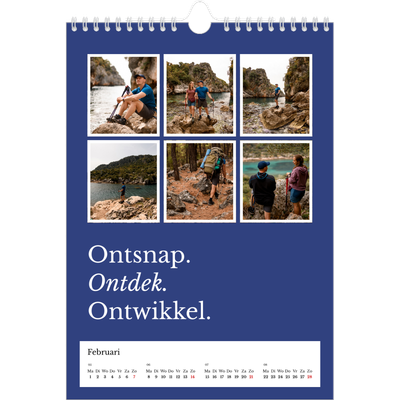 Fotokalender A4 (20 x 30 cm) — Redactionele Aarde [Februari]
